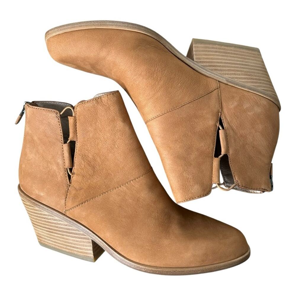 Eileen Fisher Tote Bootie Cognac Size 9 - Picture 6 of 11